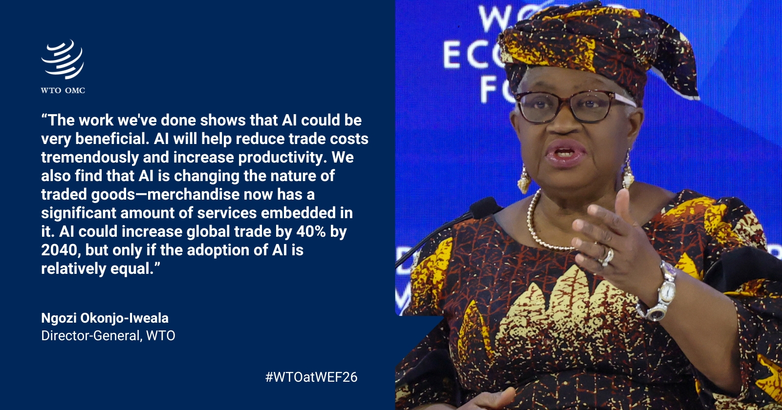 AI Poised to Revolutionize Global Trade: WTO Report Projects 40% Boost by 2040 with Equitable Adoption